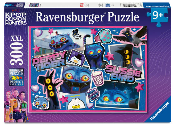 Ravensburger puzle 300 gab. KPop Demon Hunters: Derpy & Sussie