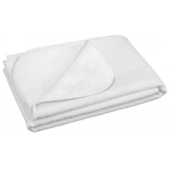 Sensillo Waterproof Sheet  Art.SILLO-1007 White  Ūdensnecaurlaidīgs  palags ar gumiju,160х80см