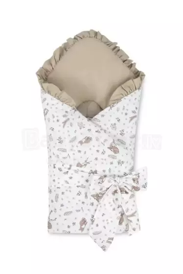 Sensillo Blanket Art.42660 Forest Beige envelope for a newborn (75x75 cm)