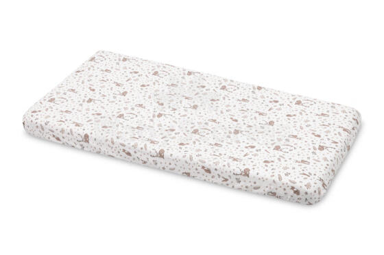 Sensillo Sheet Art.22170 Forest Beige  Palags ar gumiju 120x60cm
