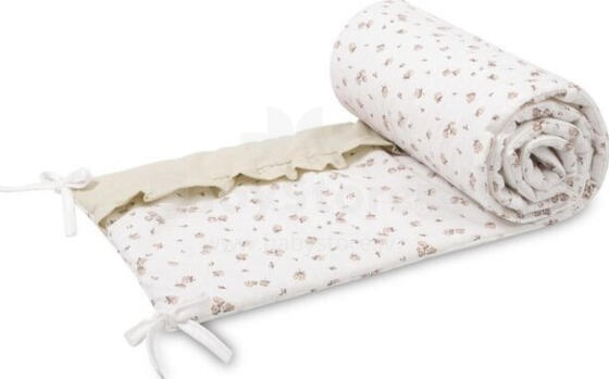 Sensillo Bumper Art.2230480 Rose Beige Бортик-охранка для детской кроватки 180x30см