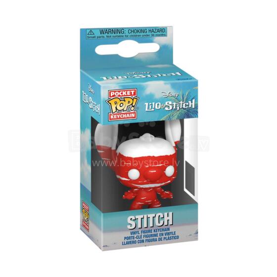 FUNKO POP! atslēgu piekariņš: Lilo & Stitch - Stitch Badness Level (Deco)