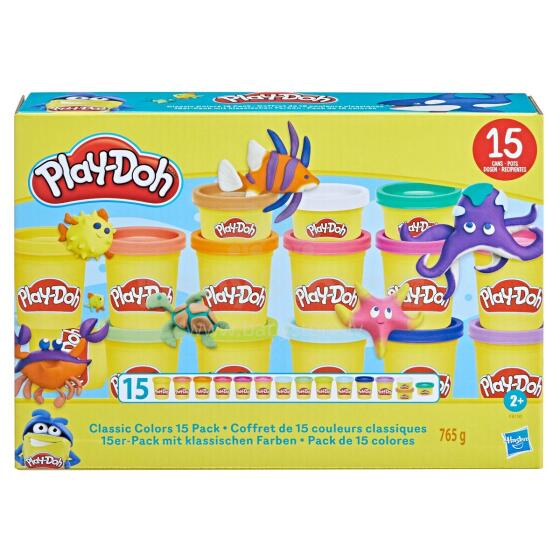 PLAY-DOH масса для лепки Classic Color 15шт