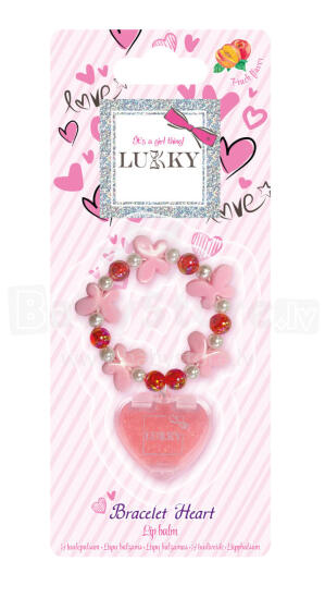 LUKKY Бальзам для губ с аксессуаром „Bracelet Heart"
