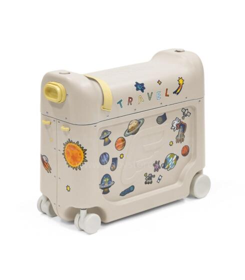 Stokke Parent-Child Travel Kids Luggage Art.296467 Moonglow White  Čemodāniņš-sēdeklis ar riteņiem 3in1