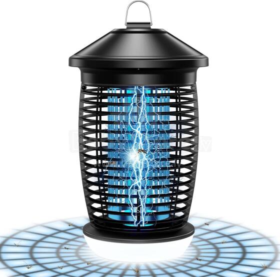 Insect Killer Electric Mosquito Art.296480 Электрическая ловушка для комаров и мух, водонепроницаемая IPX6, лампа от комаров с зарядкой USB-C