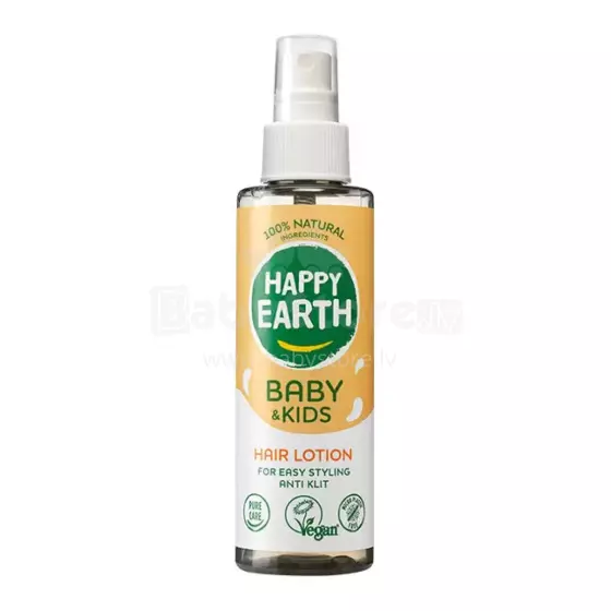 Happy Earth Bath Foam  Art.296502 Детский спрей для лёгкого расчёсывания волос Baby & Kids против спутывания, с рождения, 150 мл