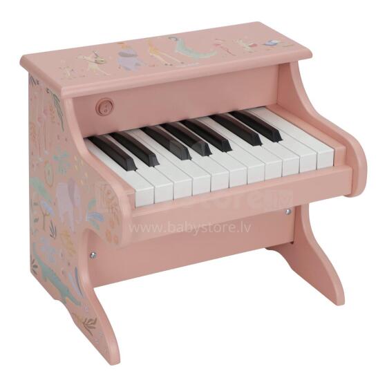 Little Dutch Wooden Piano Safari Friends Pink FSC Art.7477