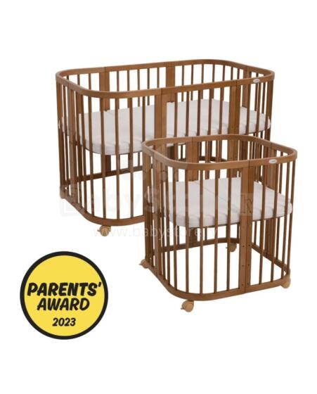 Waldin Baby Collection Bed Crib  7 in 1 Art.296539 Vintage Многофункциональная деревянная кроватка-трансформер 7 в 1 с матрасом