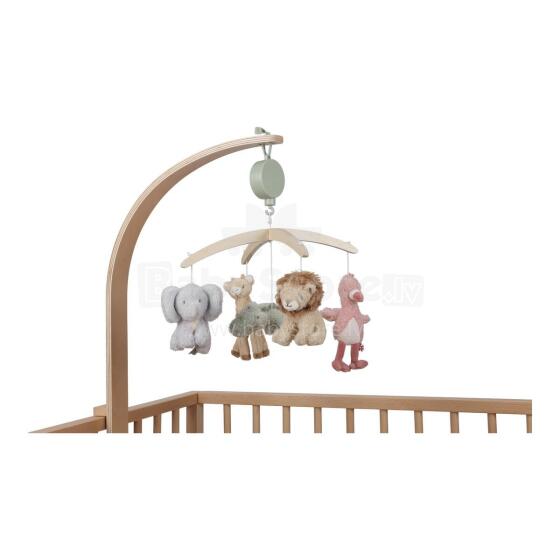 Деревянная музыкальная карусель Little Dutch Safari Friends FSC Art.8300