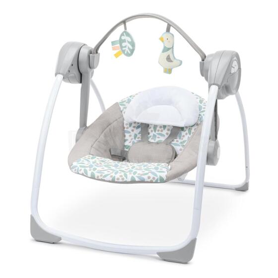 Ingenuity Comfort 2 Go Portable Baby Swing Art.296542 Endless Bloom Кресло-качалка с мелодиями