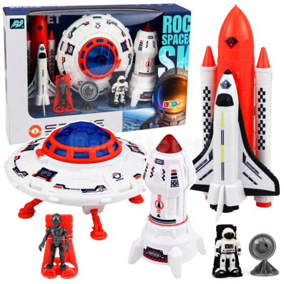 Spaceship UFO Rocket Shuttle Alien Cosmonaut Antenna Set