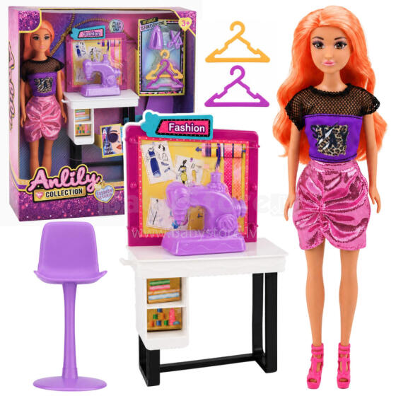 Anlily Doll Dressmaker Fashion Designer Sewing Machine Furniture Accessories