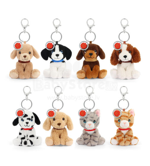 Keel Toys Keeleco somas piekariņš: Kucēnu un kaķēnu mīlestība, 12 cm - 8 dizaini