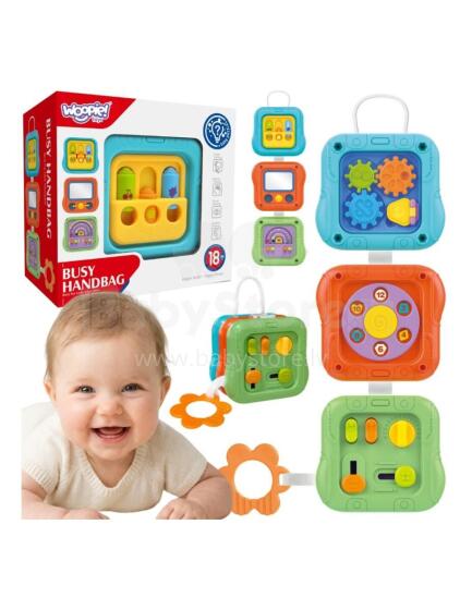 WOOPIE BABY Sensory Manipulative Cube 6in1 Educational Interactive Toy