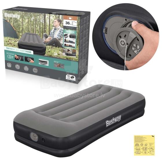 Inflatable mattress 191x97x36 cm with built-in electric pump Bestway 671BT