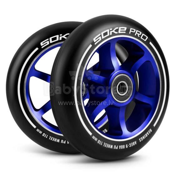 Scooter Wheels 110 mm Navy Blue 2 pcs