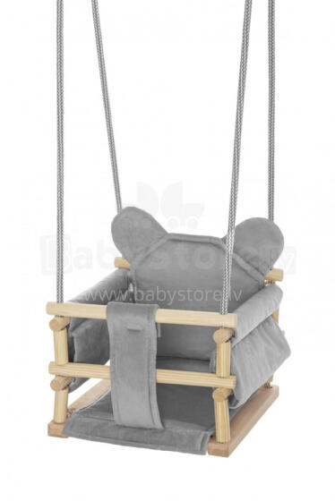 Swing - wooden - HWMSZ 3718 - MIŚ - GREY