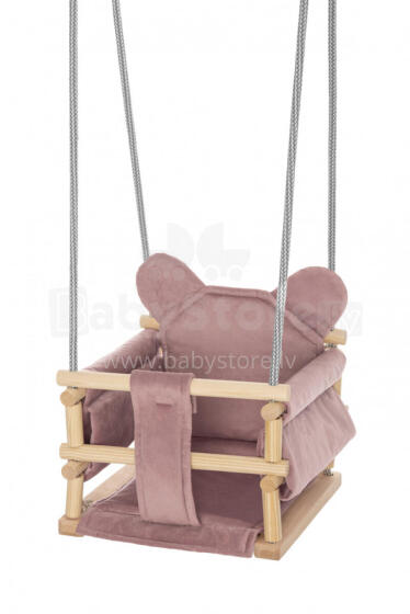 Swing - wooden - HWMR 6429 - MIŚ - PINK