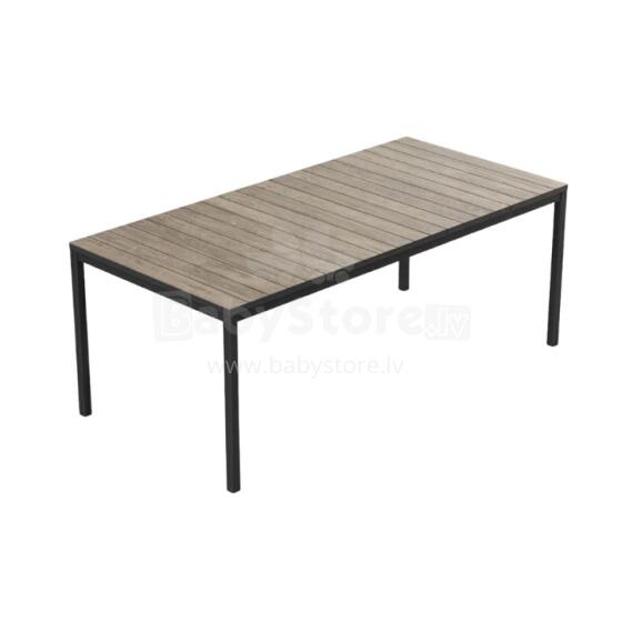 Garden table Deco Porto Nova 200 ash wood tone/black