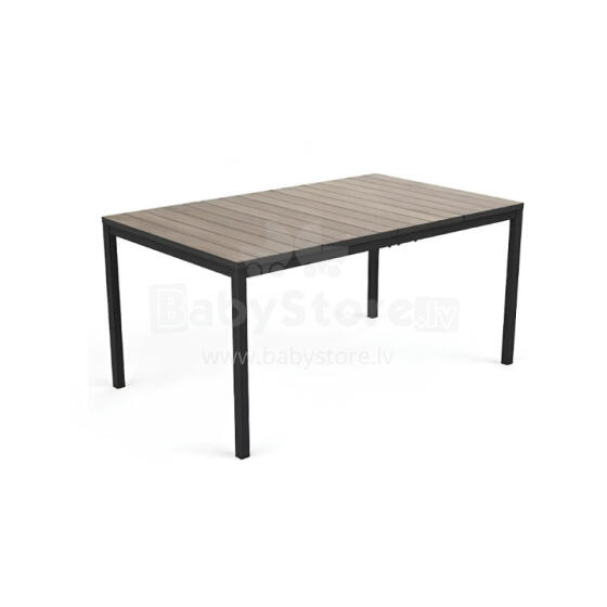 Garden table Deco Porto Nova 160 ash wood tone/black