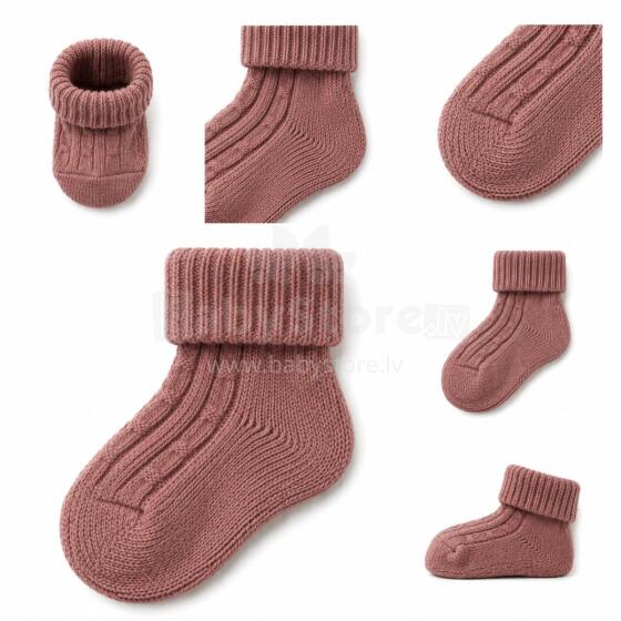 So Cute Wool Natural Eco Socks Art.296940 Brown Natural wool socks for newborns