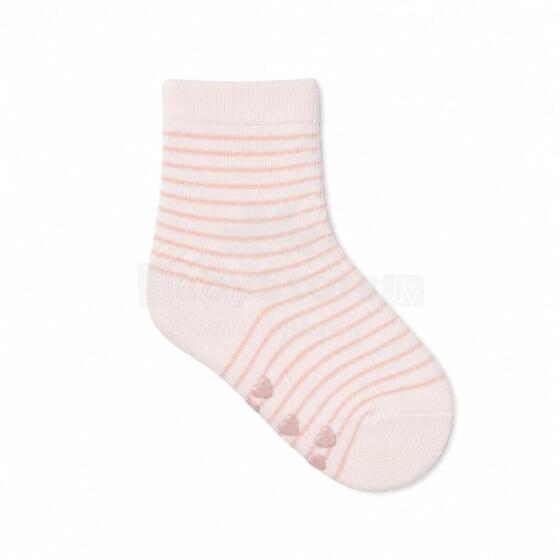 So Cute Сotton Natural  Socks Art.296945 Pink Cotton socks for newborns