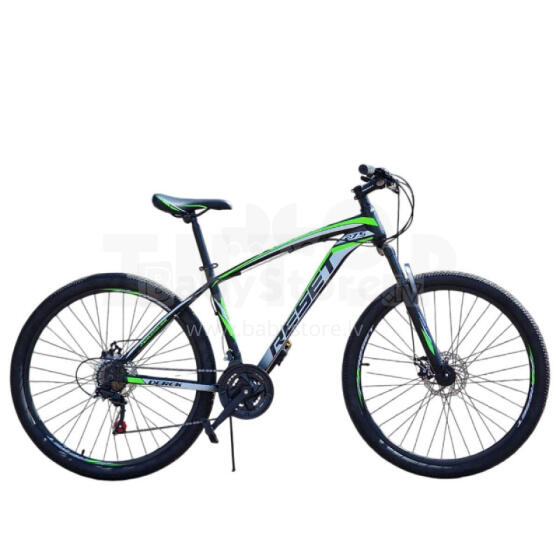 Kalnu velosipēds Reset Derek Black/Green (Rata izmērs: 27,5 Rāmja izmērs: L)