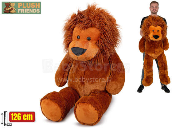 Plush toy - 02916 -LION - size 126 cm