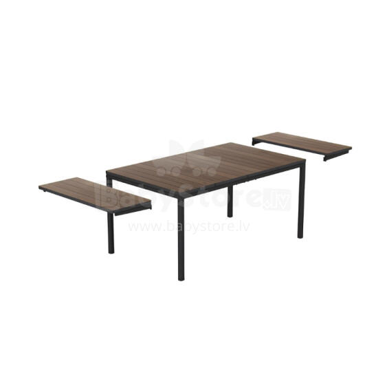 Garden table extendable Deco Porto Nova Extendable 200-280 walnut/black