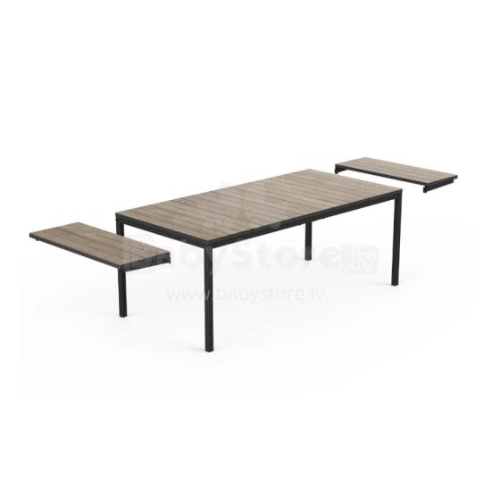 Garden table extendable Deco Porto Nova Extendable 200-280 ash wood tone/black