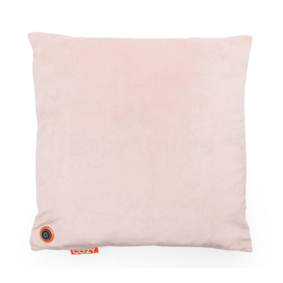 Bodi-Tek COZY Una Heated Comfort Cushion 45 x 45cm, Light Pink Velvet