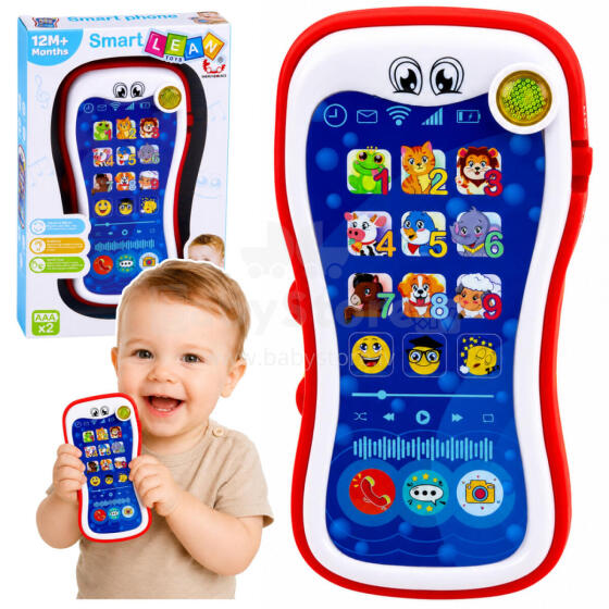 Interactive Educational Phone For Toddlers Animal Sounds Lights
