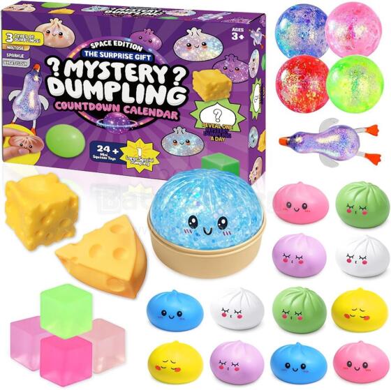 Bebe Basic Dumpling Squishy Mystery Box  Art.297202 Anti-stress soft silicone ball (squishy)