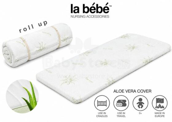La Bebe™ Cocon Aloe Vera Art.585555 Baby Mattress with Aloe Vera Cover 90x40x3cm
