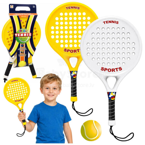 Sports Set for Playing Beach Tennis, Garden Tennis, Rackets, Foam Ball