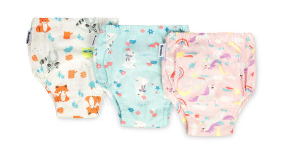 TRAINING PANTIES SNUGGI 3-PACK UNICORN & BUNNY