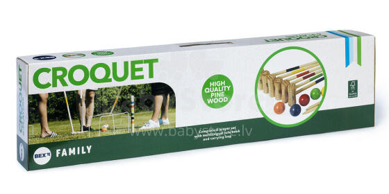 Bex Croquet outdoor game for 6 players: Family