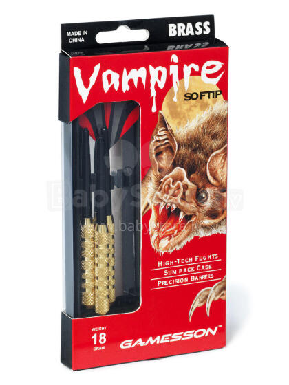 Gamesson Softtip Darts: Vampīrs, 18 g