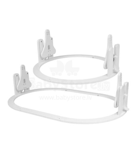 Waldin  Cradle for the 7in1 Crib Art.297562 White Šūpošanās mehānisms 7in1 bērnu gultiņai.