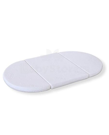 Waldin Basic 3-piece Mattress for 7in1 Oval Crib Art.297567 Komfortabls Trīsdaļīgs matracis 7-vienā bērnu gultiņai