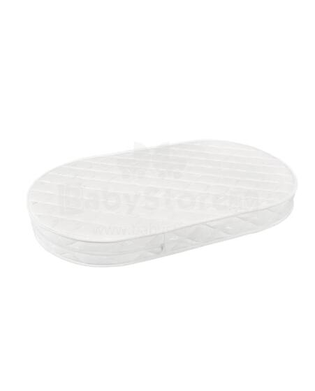 Waldin  Mattress Coconut Oval Crib Large Art.297568  foam mattress with an eco-friendly coconut insert.