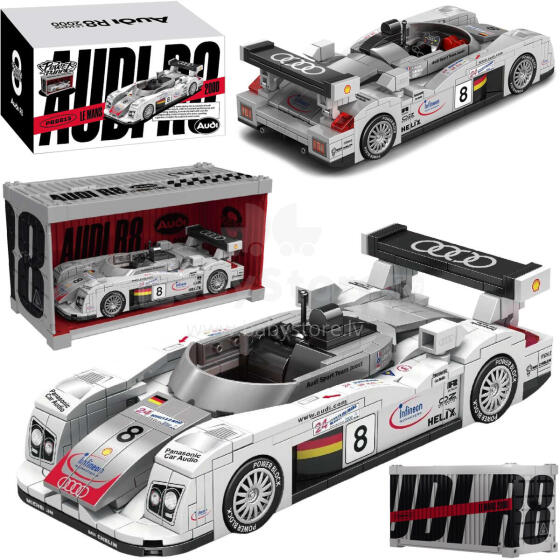 KLOCKI AUDI R8 LEMANS 2000 391 ELEMENTÓW