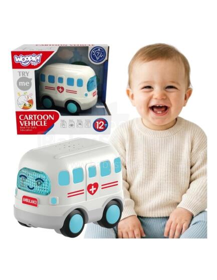 WOOPIE BABY Interaktīvā Ambulance Rotaļlieta Ar Skaņu Un Gaismām