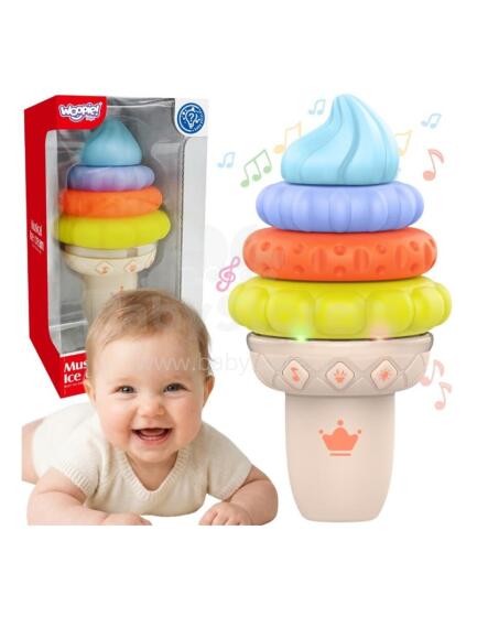 WOOPIE BABY Музыкальная ледяная образовательная сенсорная головоломка 5 шт. Звук Свет