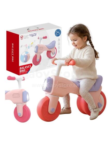 WOOPIE BABY Balance Bike Ride-On Toy Sound 18m+ Pink