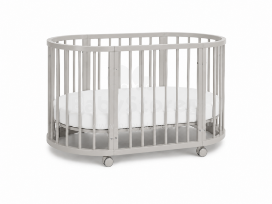 Elf Bed Crib Ovi  3 in 1 Art.298149 Cashmere  Koka  daudzfunkcionāla gulta 3 vienā ar matraci