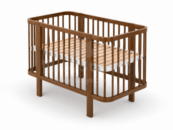 Elf Bed Kalmia Art.298152 Nut  Bērnu koka gulta 120x60cm