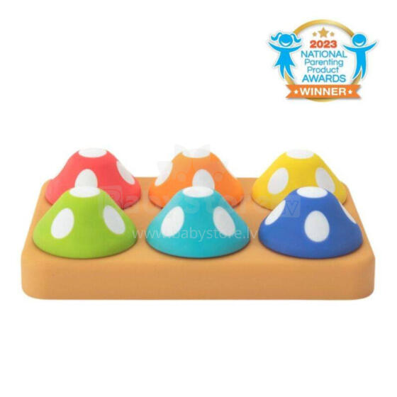 Sassy mischievous mushroom sorter for children - educational toy 12 months+