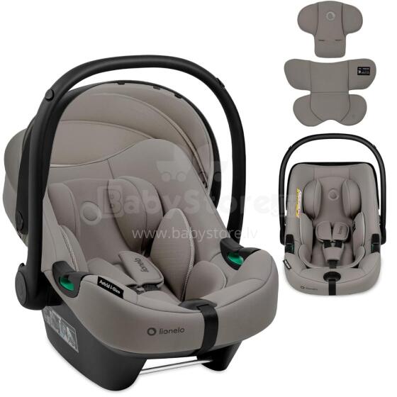 Lionelo Astrid I-Size Art.298322 Beige Taupe Bērnu autosēdeklis (0-13 kg)